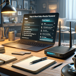 Steps to reset Linksys router password